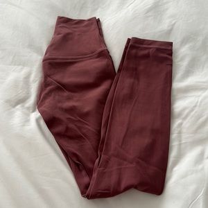 Lululemon Align Plum 25” leggings
